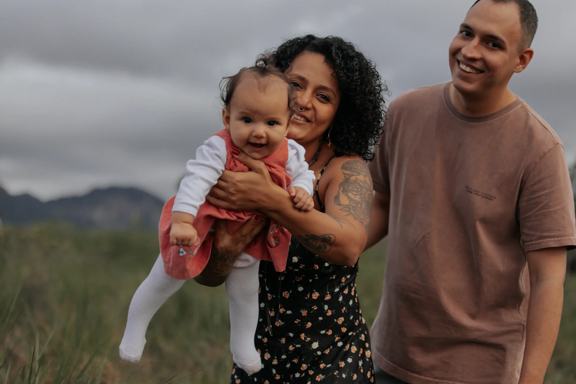 Emily, Marcelo e Valentina — ensaio de Família na Chapada Diamantina