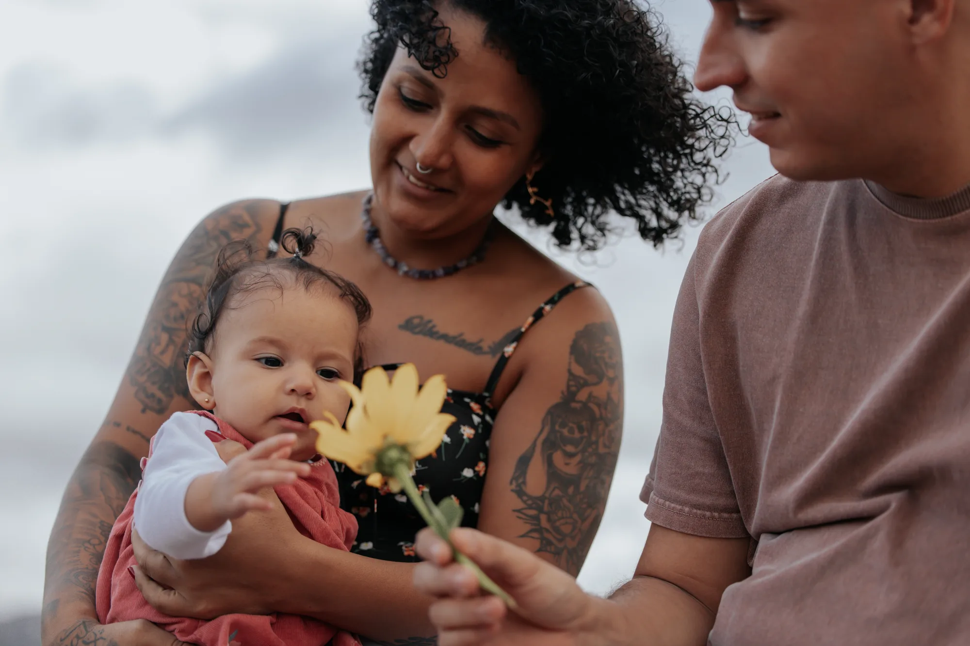 Emily, Marcelo e Valentina — ensaio de Família na Chapada Diamantina