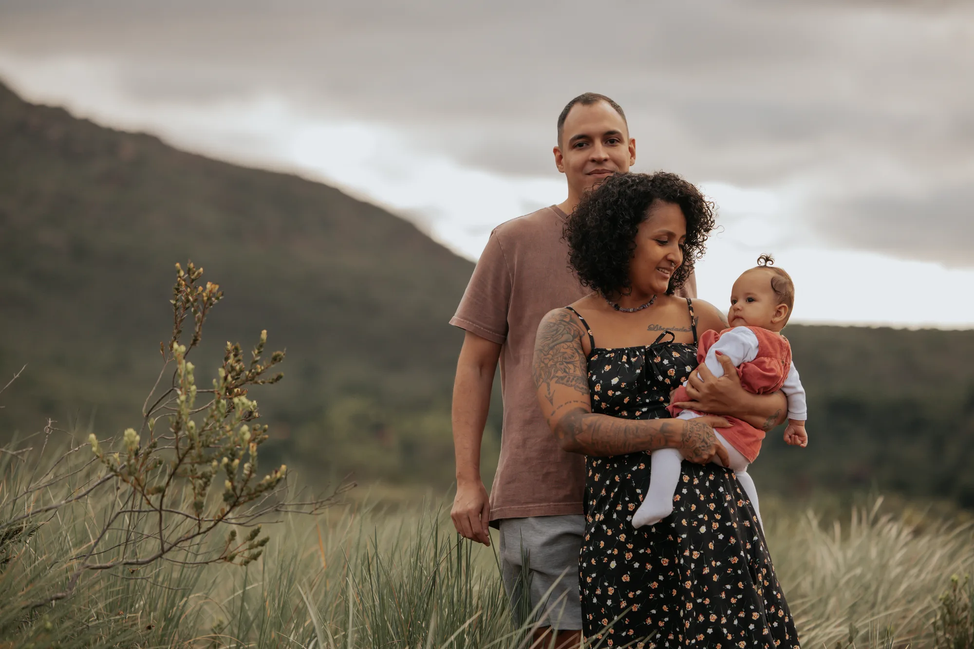 Emily, Marcelo e Valentina — ensaio de Família na Chapada Diamantina