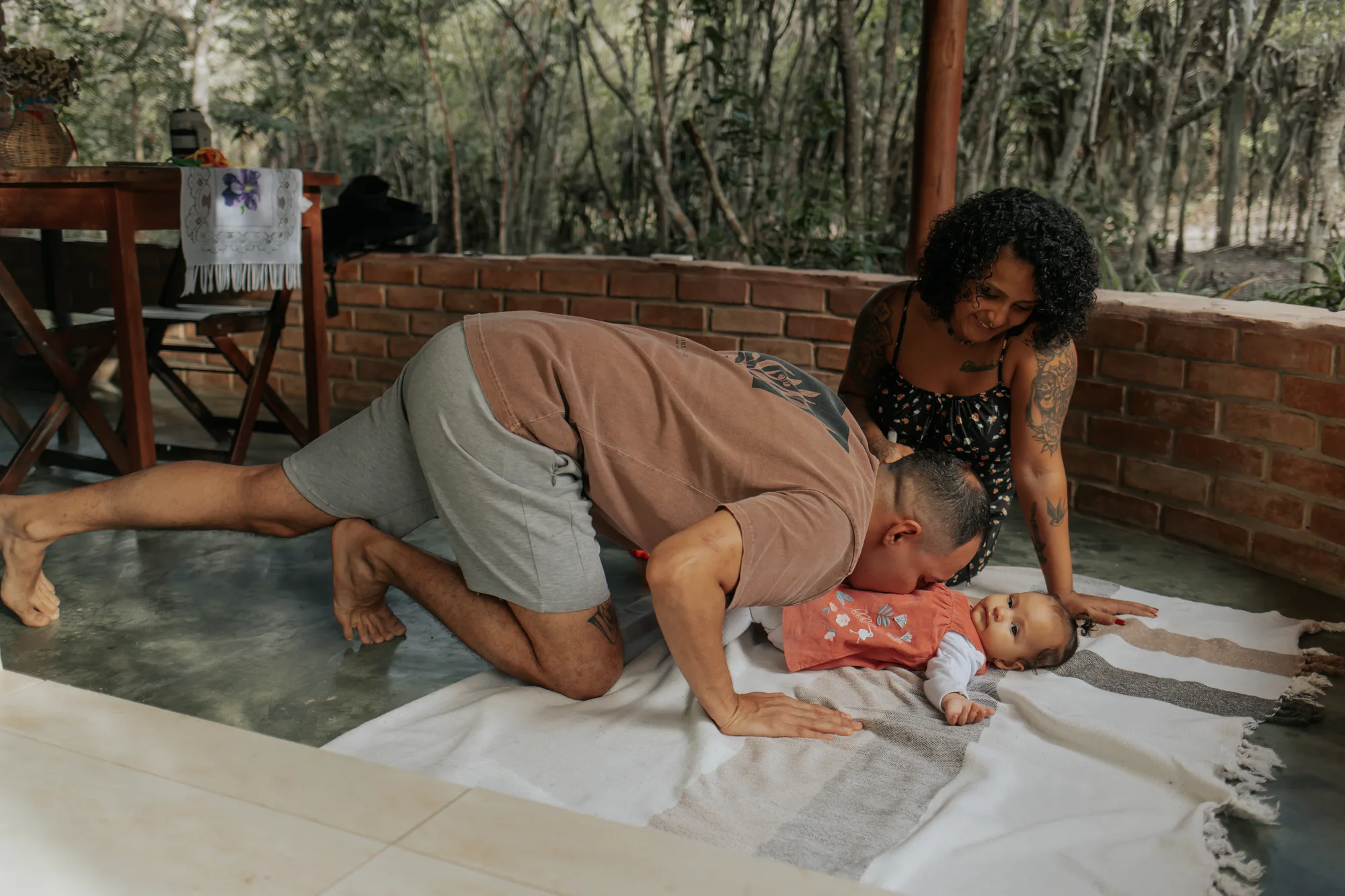 Emily, Marcelo e Valentina — ensaio de Família na Chapada Diamantina
