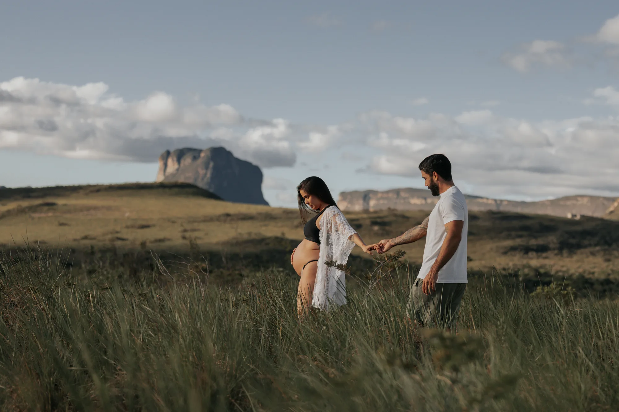 Natasha — ensaio de Gestantes na Chapada Diamantina