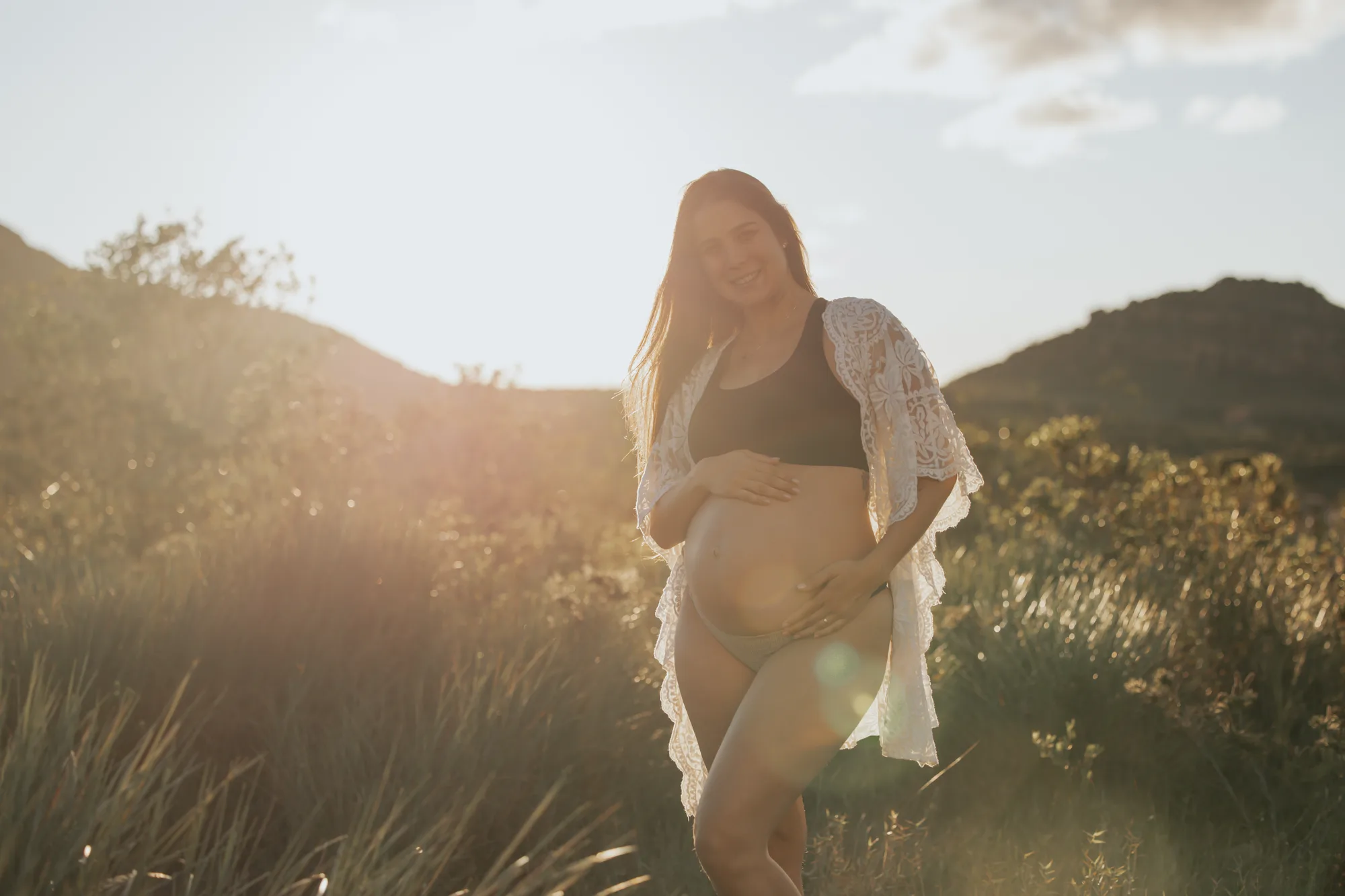 Natasha — ensaio de Gestantes na Chapada Diamantina