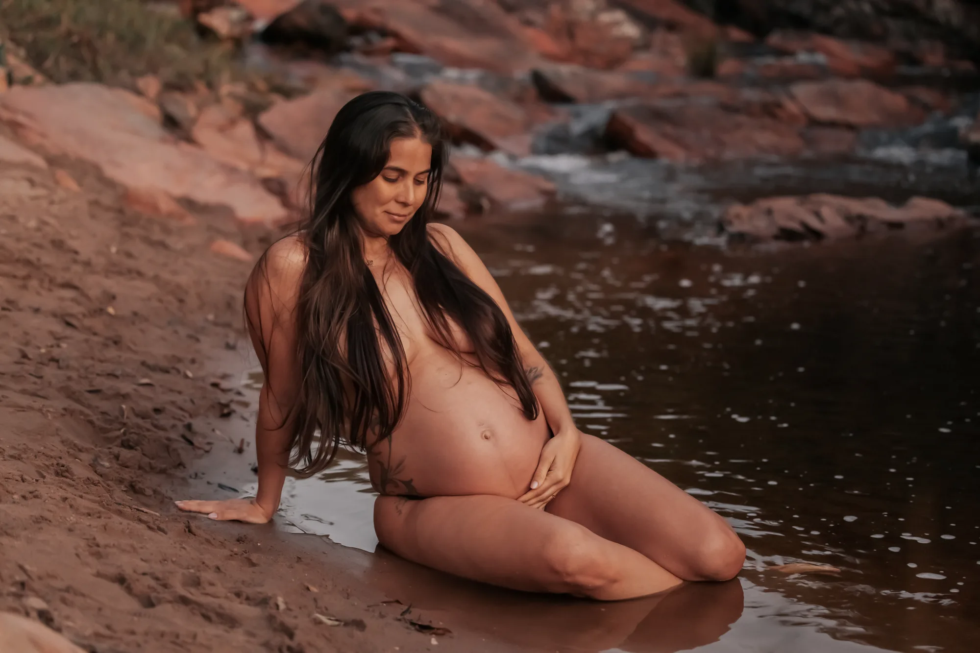 Natasha — ensaio de Gestantes na Chapada Diamantina