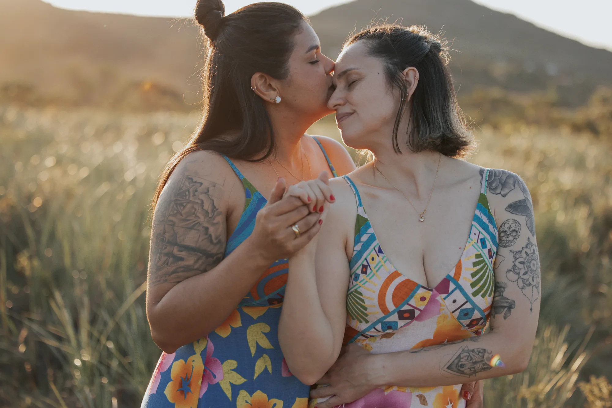 Alline e Ana — ensaio de Casal na Chapada Diamantina