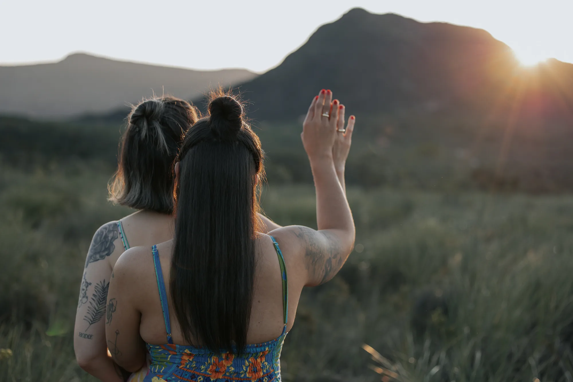 Alline e Ana — ensaio de Casal na Chapada Diamantina