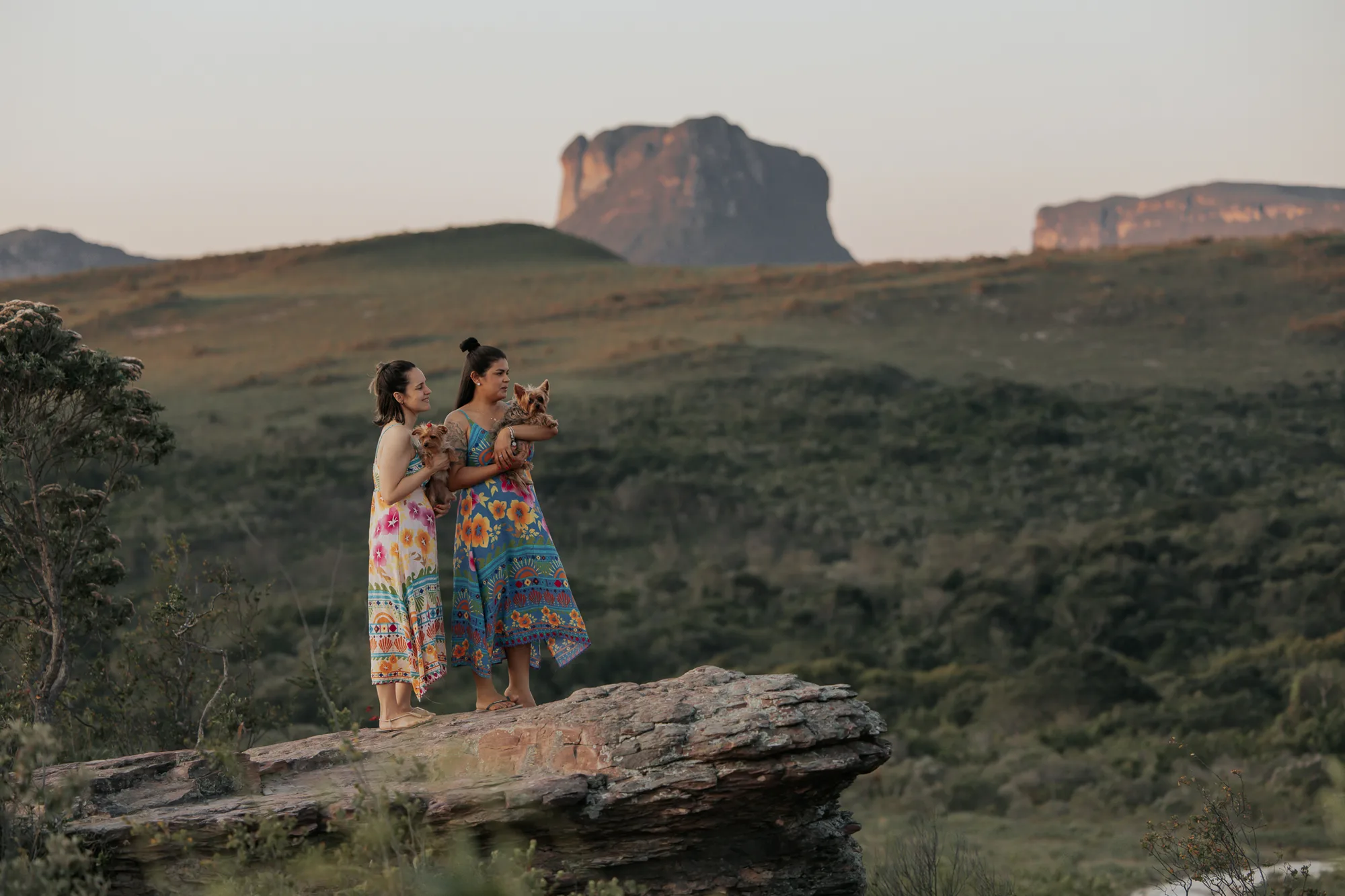 Alline e Ana — ensaio de Casal na Chapada Diamantina
