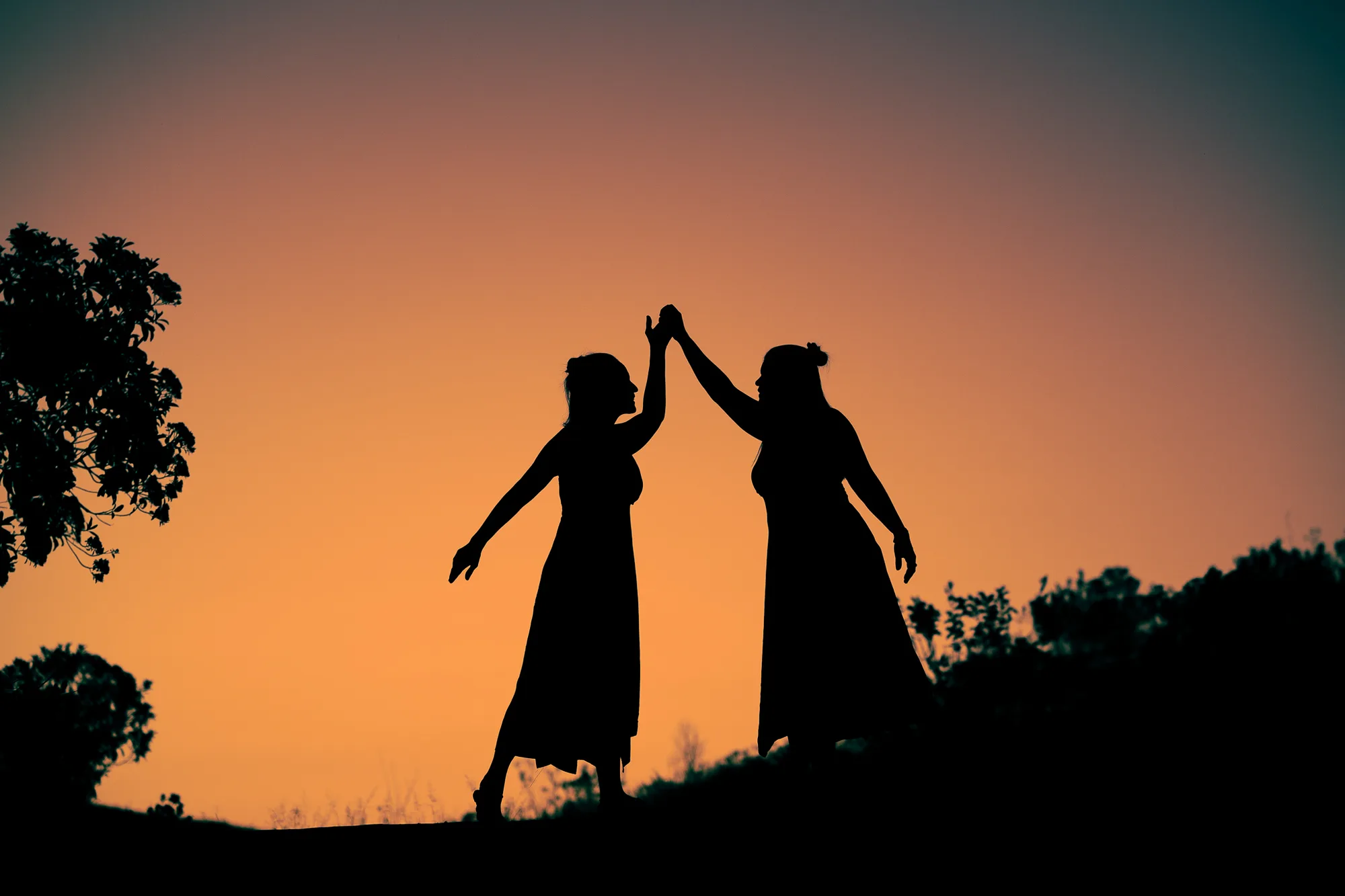 Alline e Ana — ensaio de Casal na Chapada Diamantina