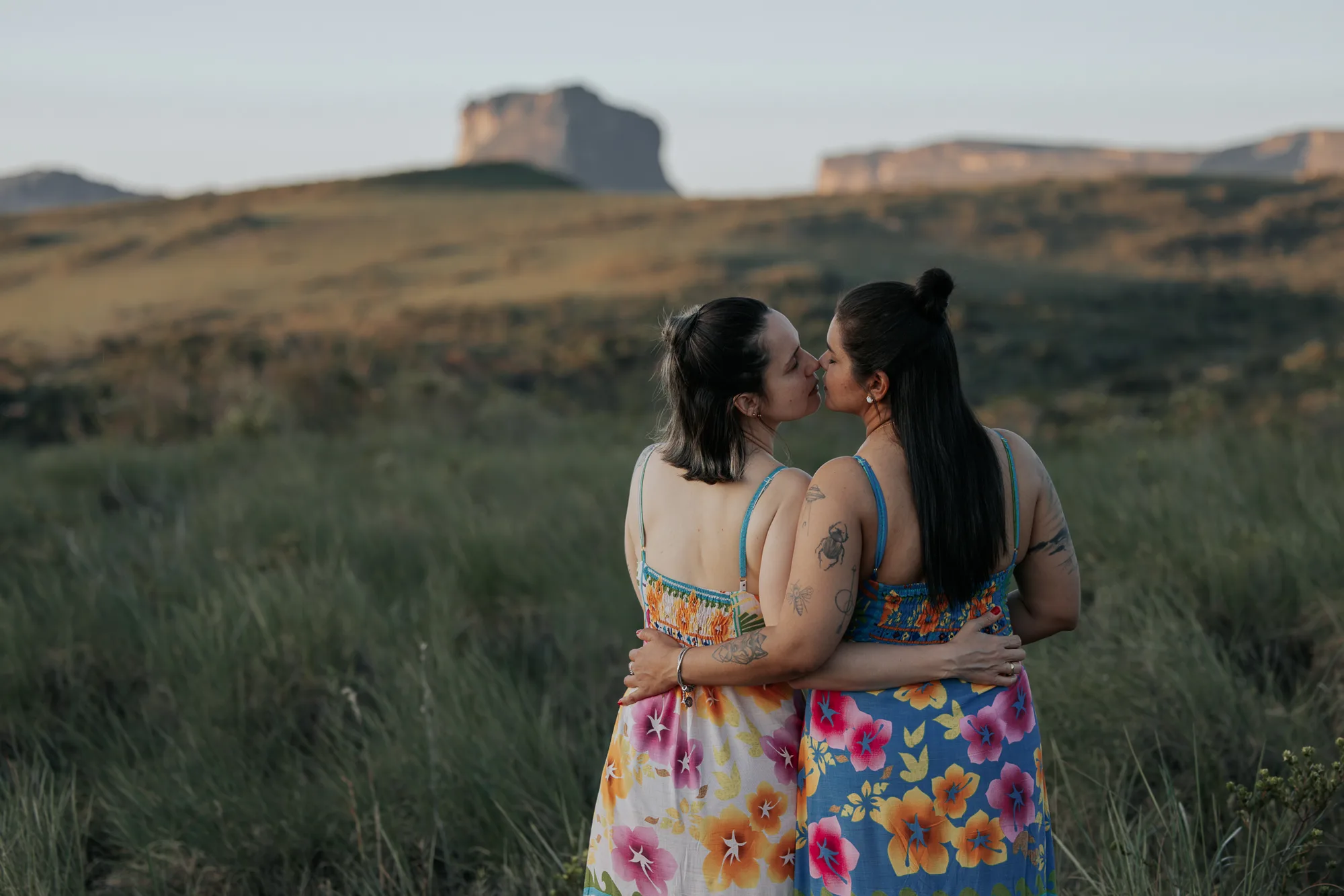 Alline e Ana — ensaio de Casal na Chapada Diamantina