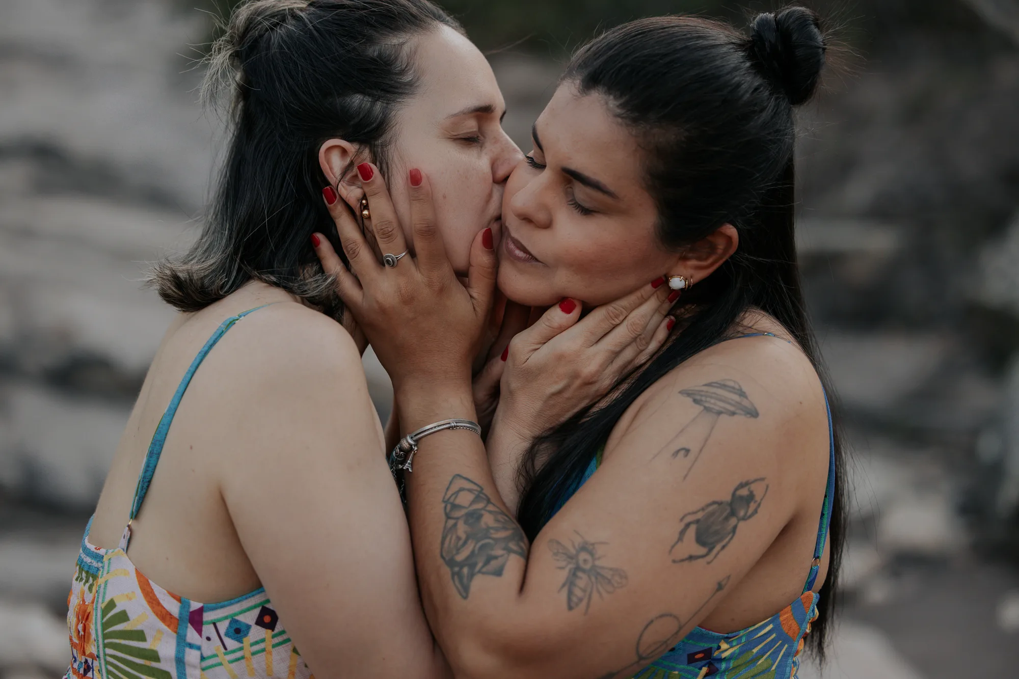 Alline e Ana — ensaio de Casal na Chapada Diamantina