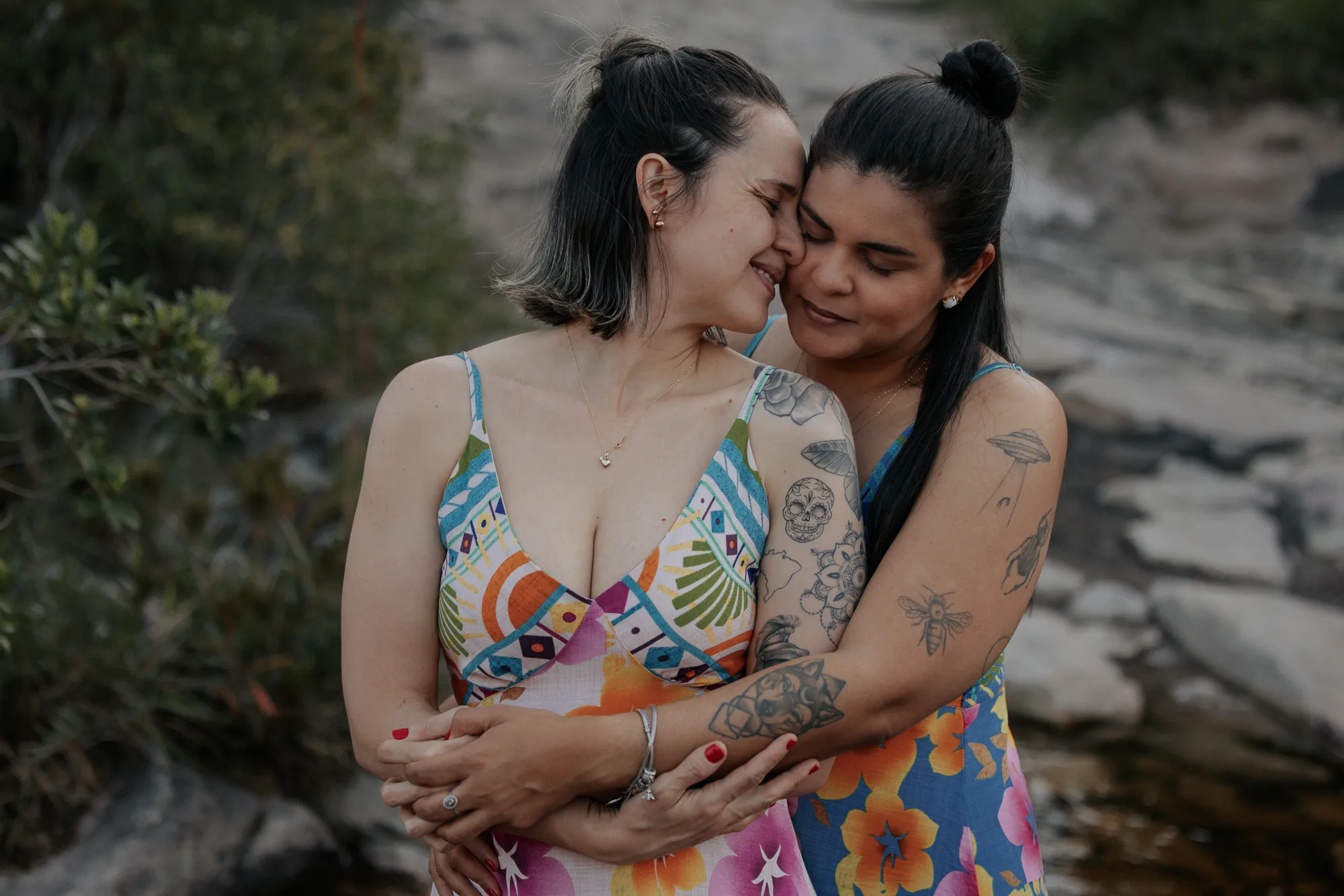 Alline e Ana — ensaio de Casal na Chapada Diamantina