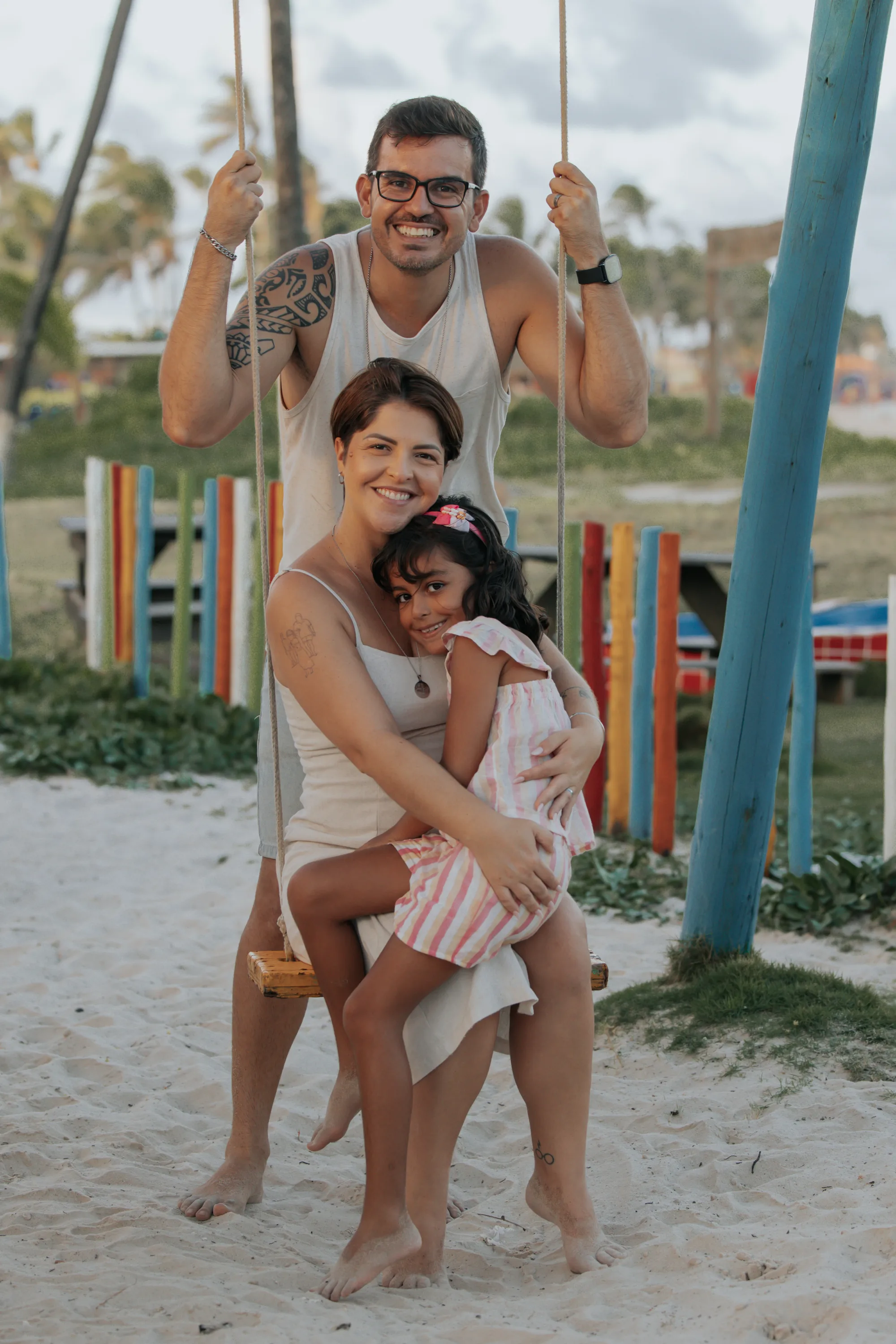 Joyce, Julinho e Maya — ensaio de Família na Chapada Diamantina