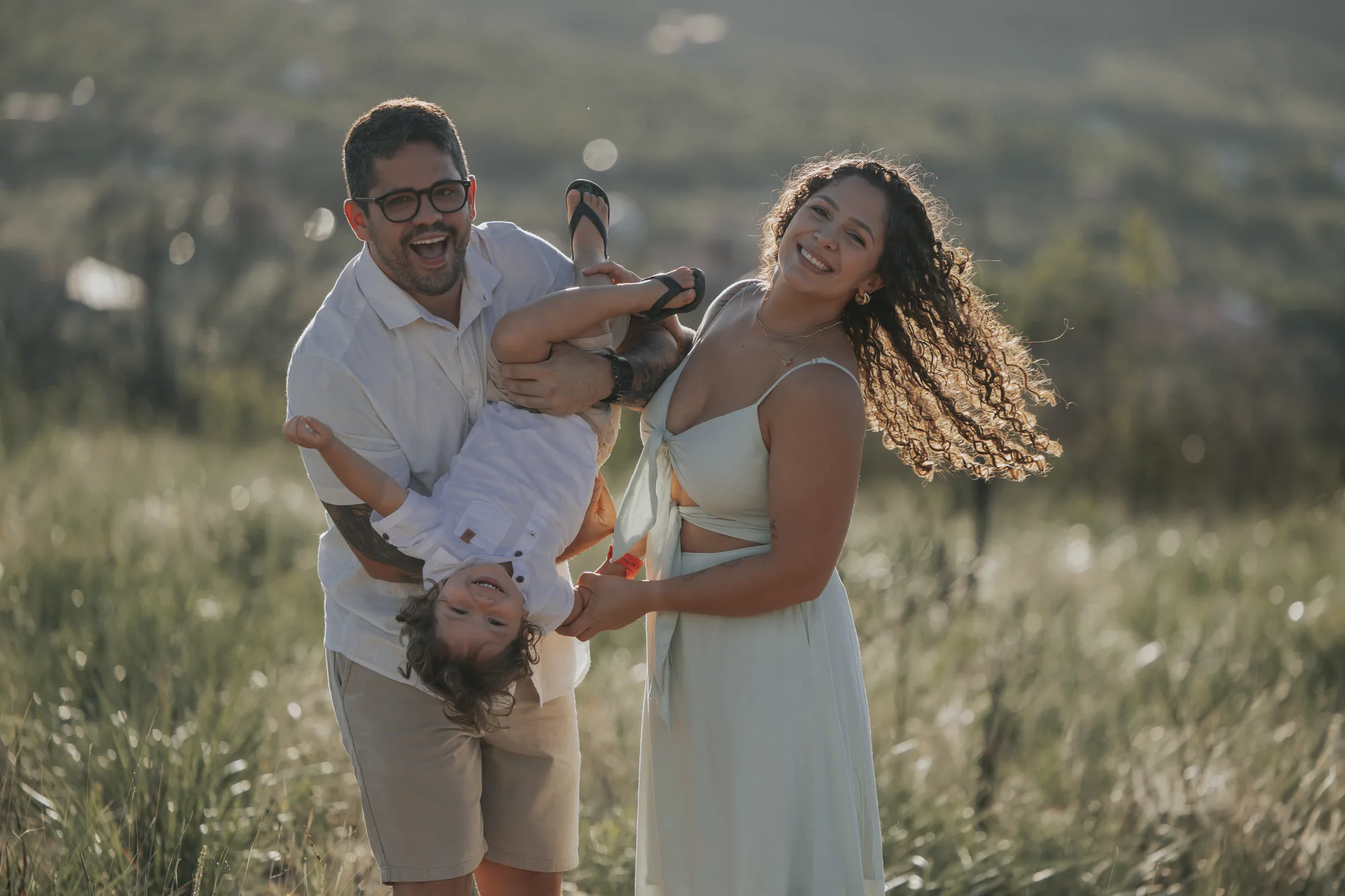 Malu, Igor e Matheus — ensaio de Família na Chapada Diamantina