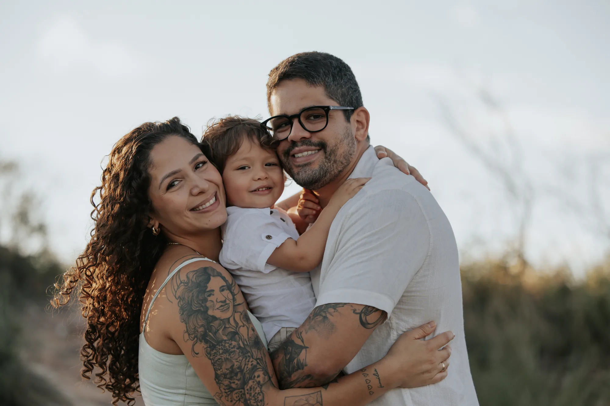 Malu, Igor e Matheus — ensaio de Família na Chapada Diamantina
