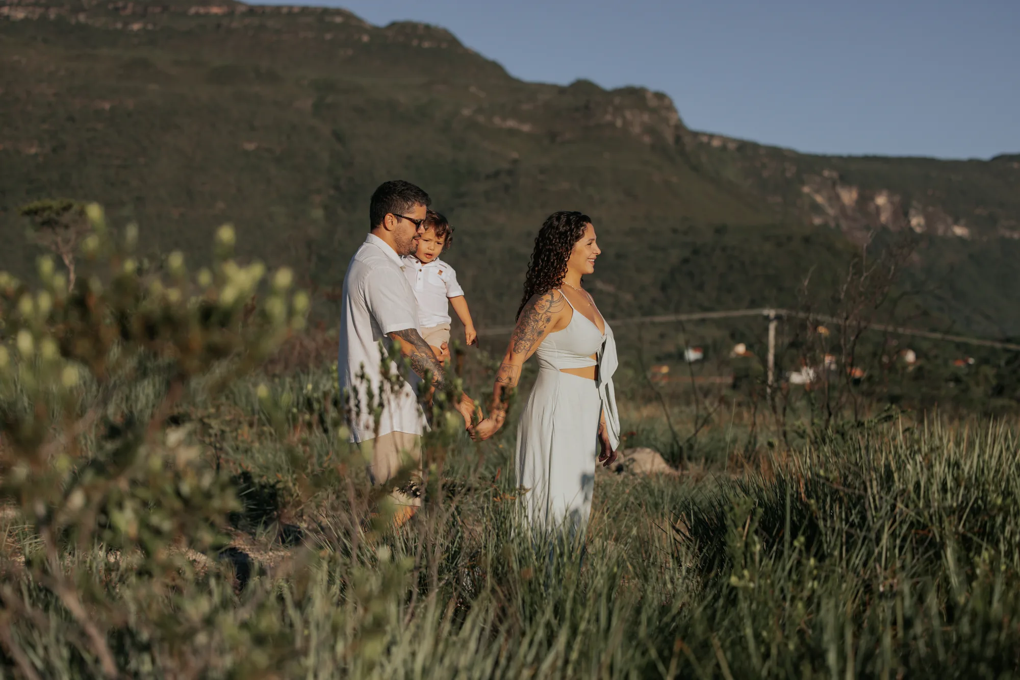 Malu, Igor e Matheus — ensaio de Família na Chapada Diamantina