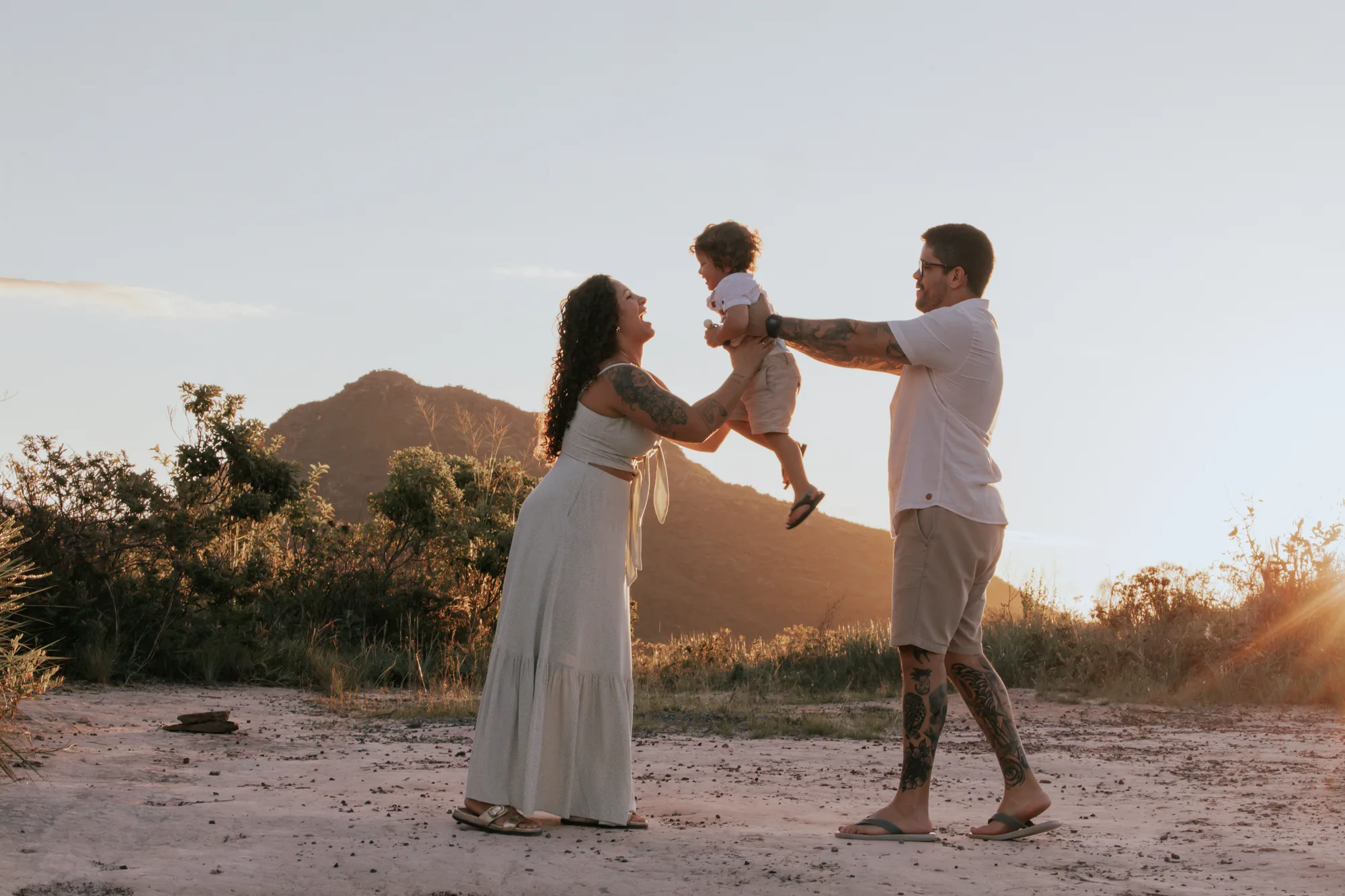 Malu, Igor e Matheus — ensaio de Família na Chapada Diamantina